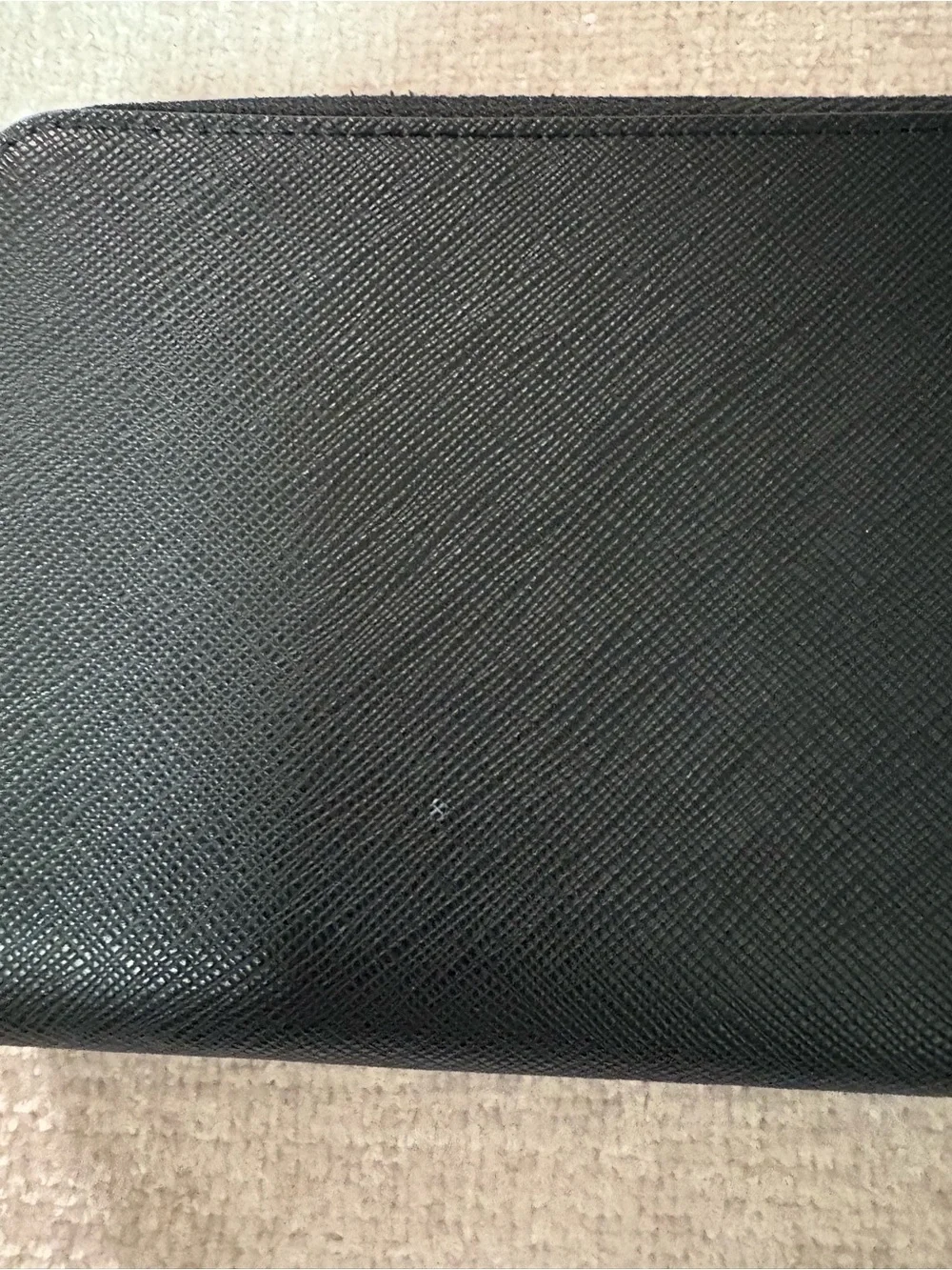kate spade Black Zip-Around Wallet with Gold Logo